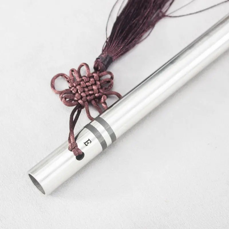 38cm Outdoor Portable EDC Longquan Handmade Stainless Steel Flute Multifunctional Car Window Breaking Short Stick