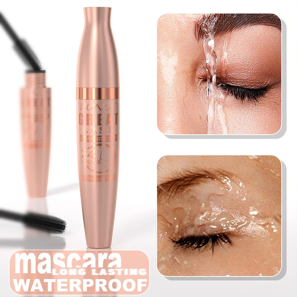 Waterproof and sweatproof mascara thick and long without smudging and slimming.