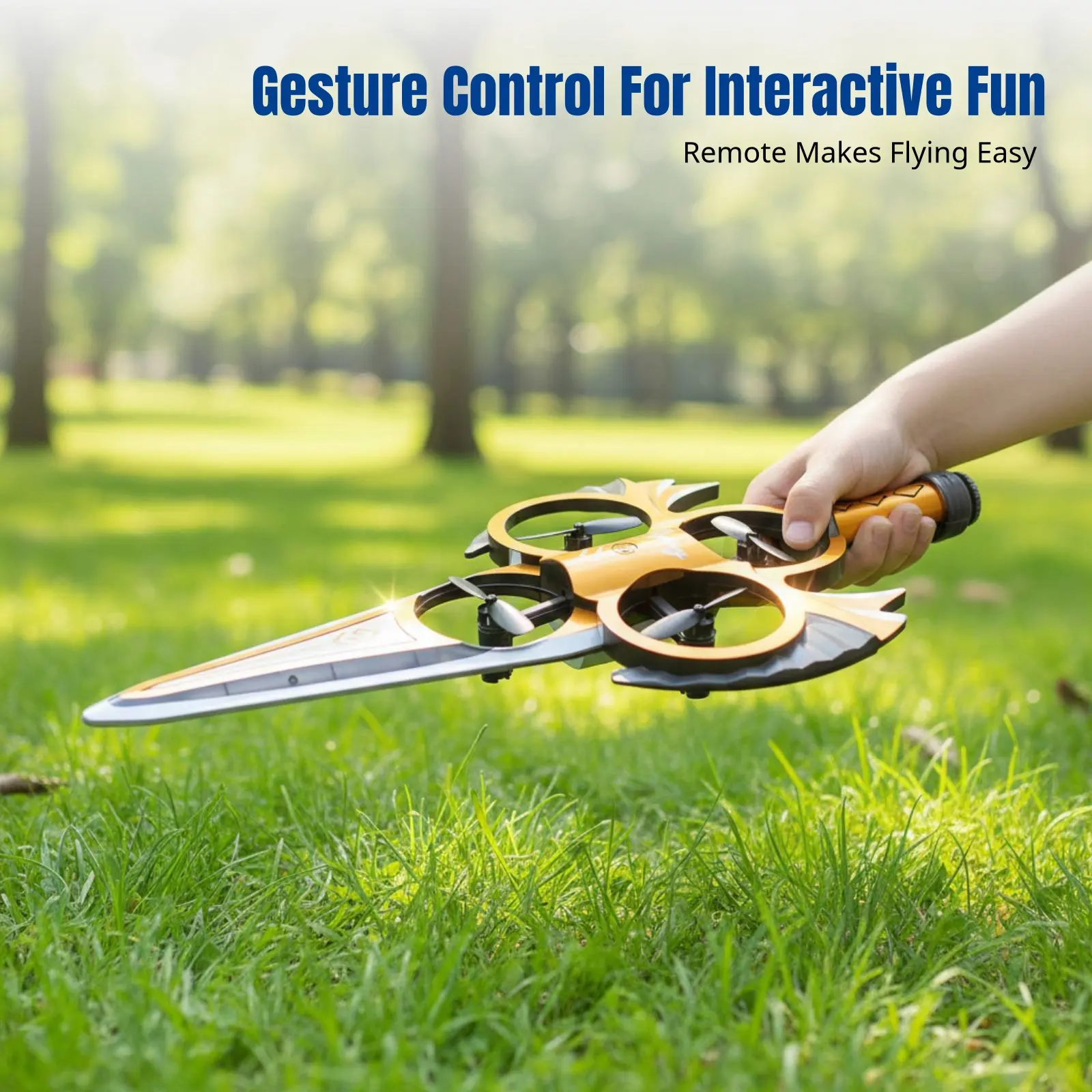 

Remote Control Flying Stunt Drone Toy, Anti-Collision Aircraft for Boys, Outdoor Play