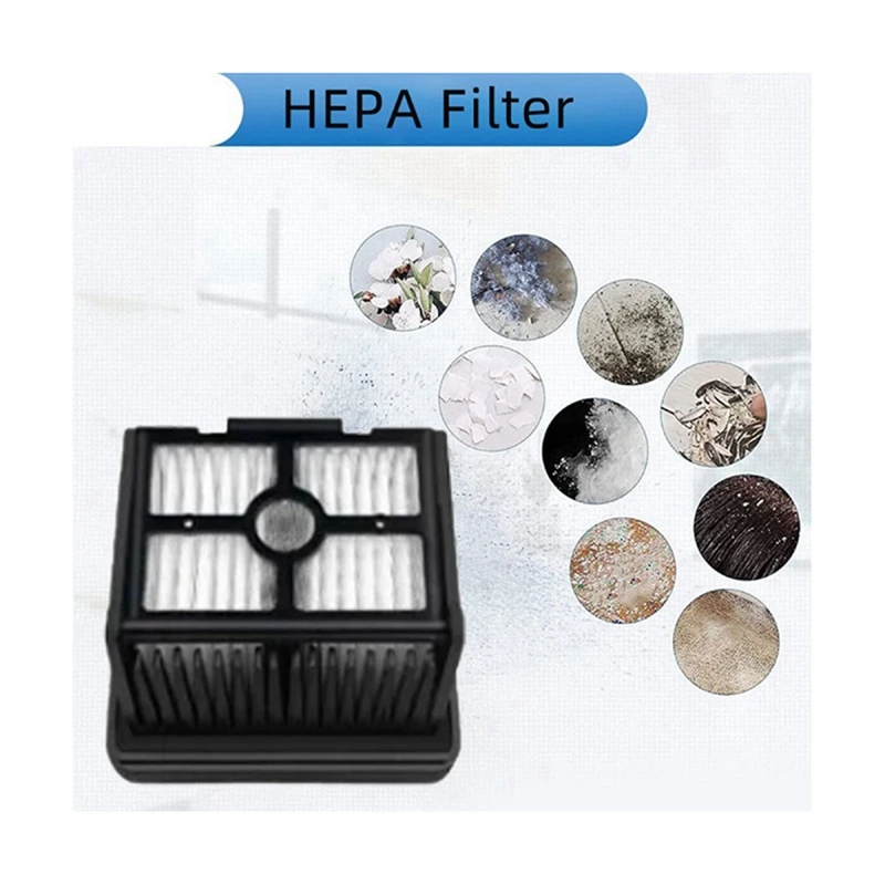 Roller Main Brush Hepa Filter Spare Parts Accessories As Shown Plastic Compatible For Dreame H20/H30 Vacuum Cleaner