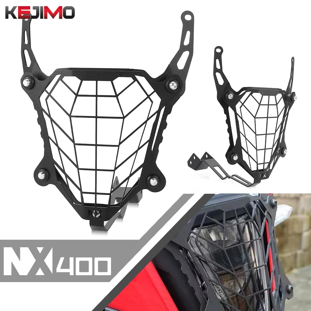 

2025 For Honda NX400 NX500 2024 Nx 400 500 500NX 400NX Motorcycle Accessories Headlight Grille Guard Cover Protection Protector