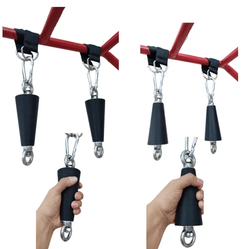Portable Pull‑Up Grip Trainer Anti‑Slip Cone‑Shaped Handle for Grip Arm Strength Upper‑Body Workout Fitness Training Equipment
