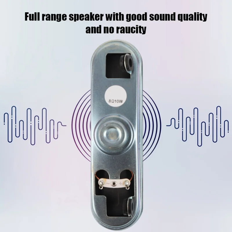 2Pcs 8 Ohm 10W Television LCD TV Full Range Speaker For Home Advertising Use