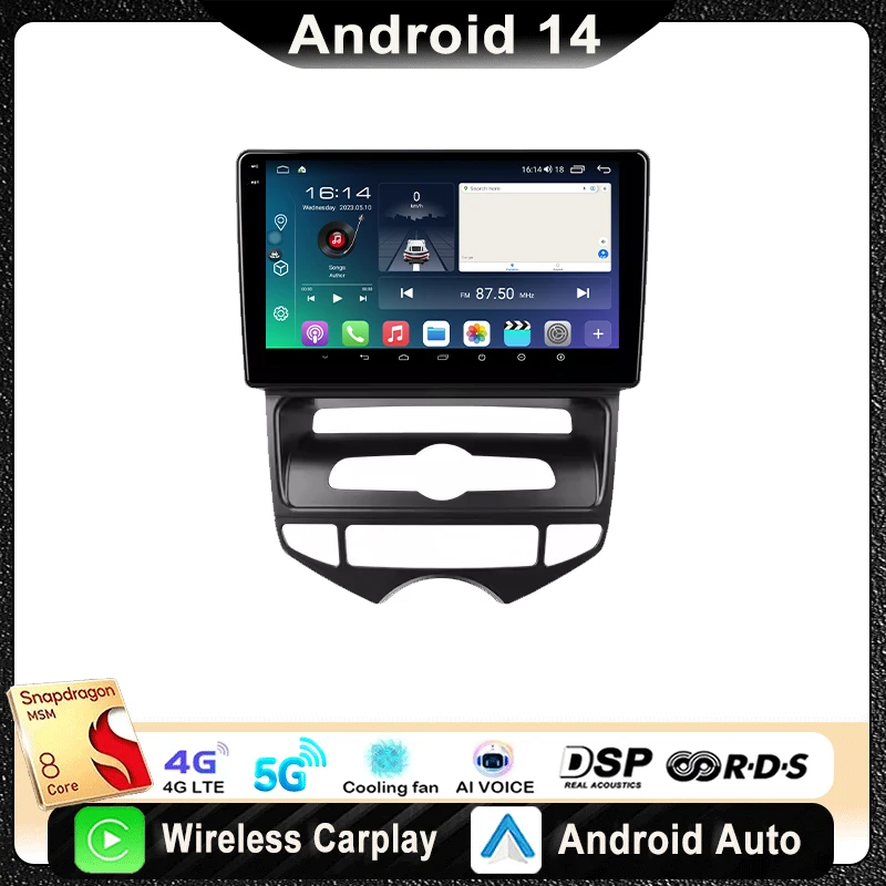 Android 14 For Hyundai IX20 2010 - 2019 Car Radio Multimedia Player Stereo GPS Navigation wireless Carplay Android Auto DSP WIFI
