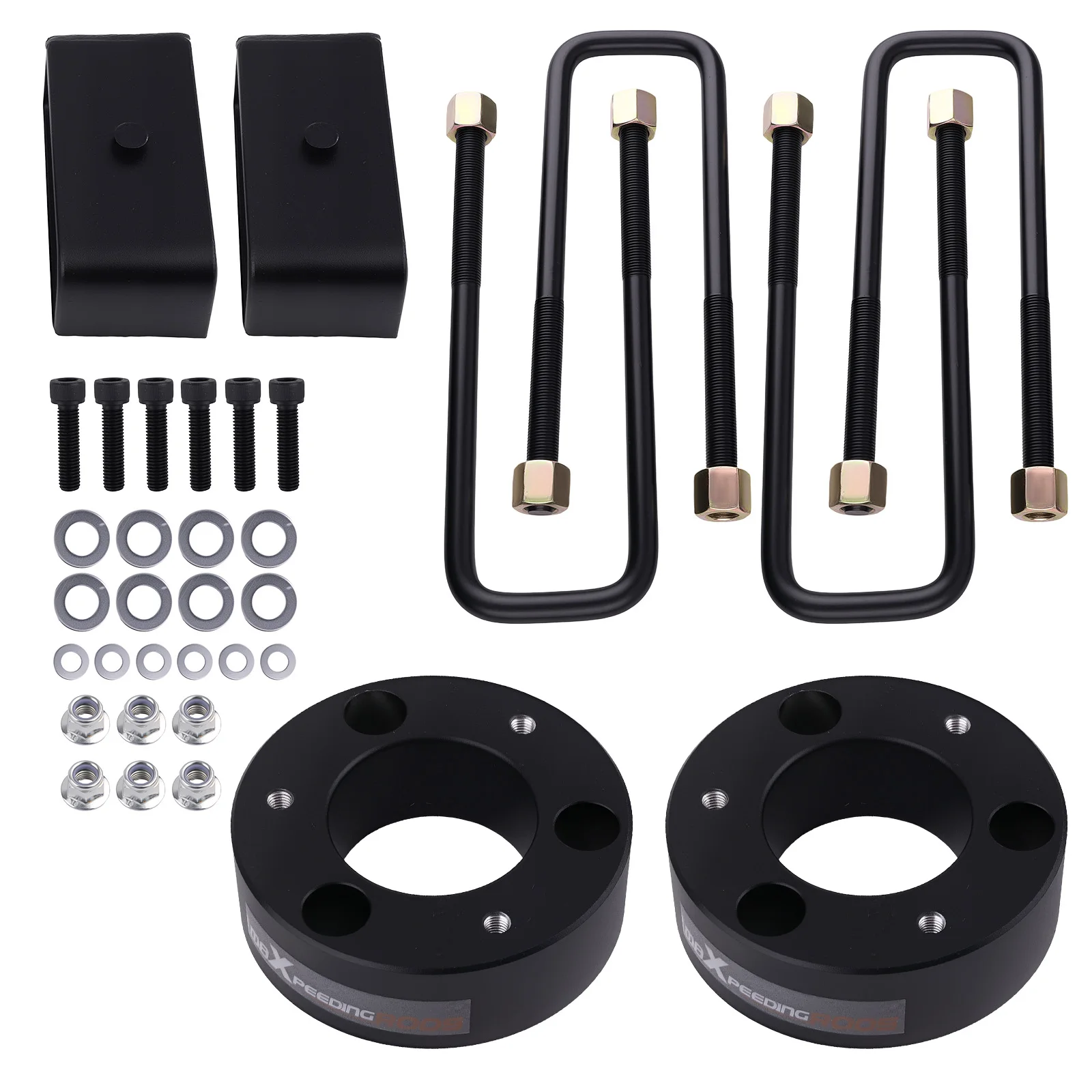

3" Front 2" Rear Suspension Kit for Titan 2004-2023 Black Anodized Finish