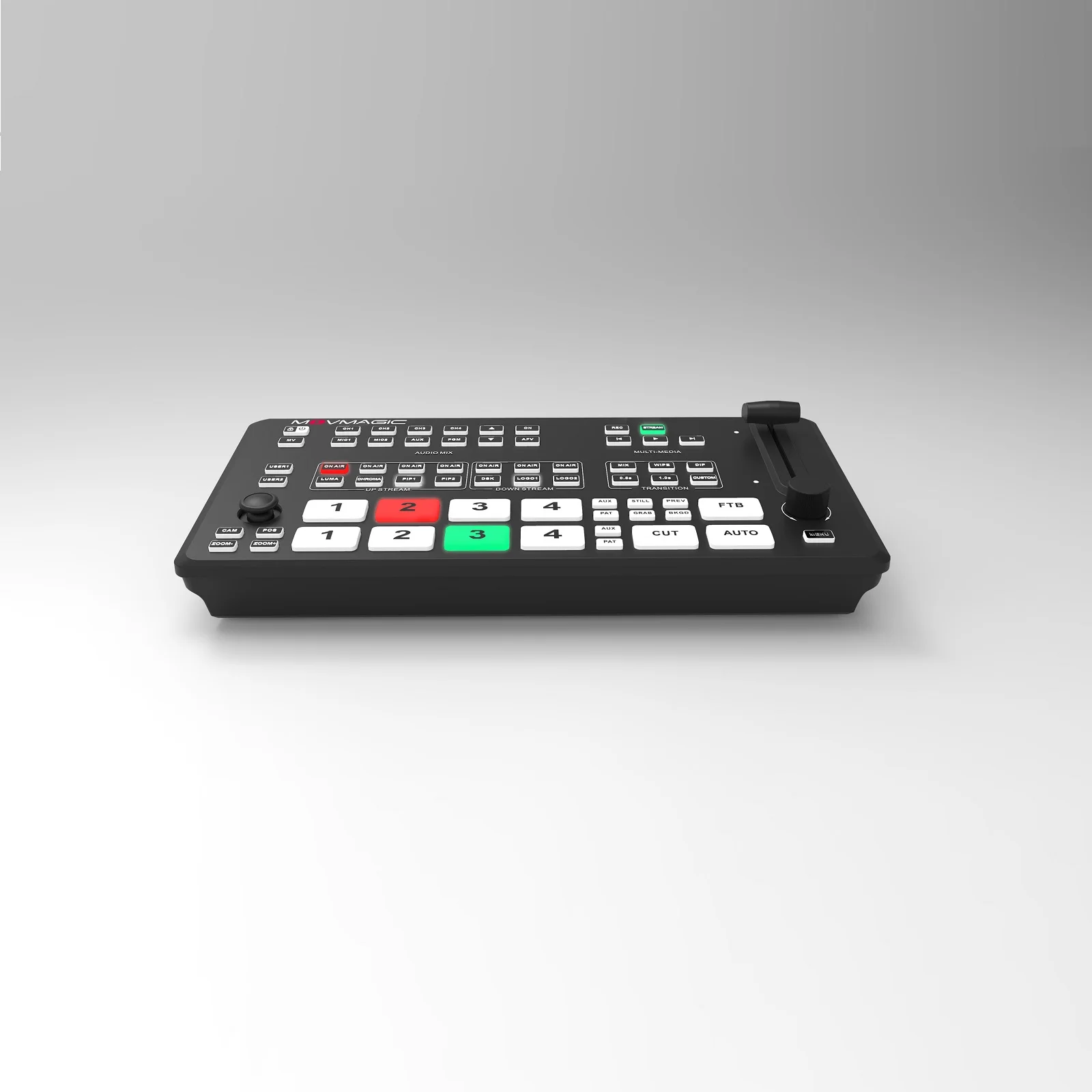 MOVMAGIC M4E 5 CH LIVE STREAM MULTI-FORMAT COMMUTADOR DE VÍDEO