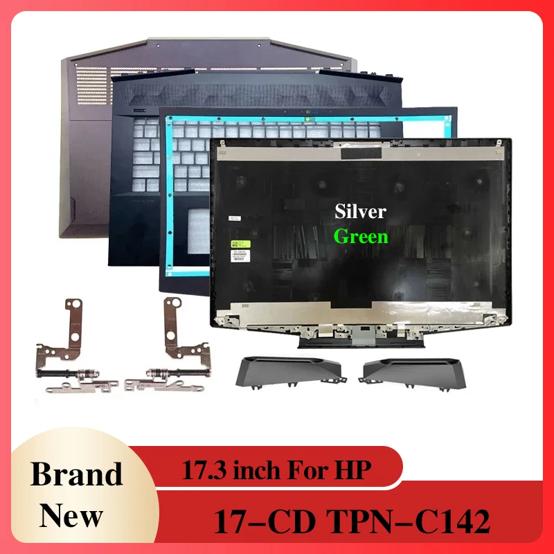 

Для HP Pavilion Gaming 17-CD TPN-C142 экран ноутбука ЖК-экран задняя крышка/передняя панель/крышка на петлях/подставка для рук/нижняя часть корпуса аксессуары