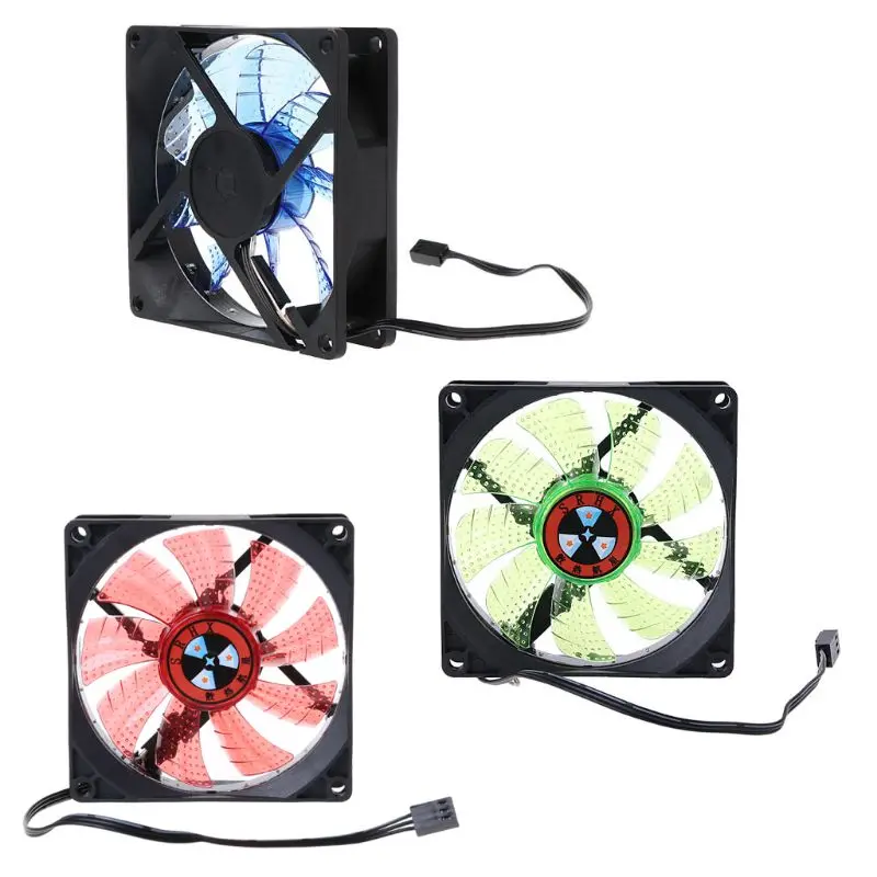 2024 New CPU Coolers,Radiators System RGB LED 90mm for Case Fan,Quiet Edition High Airflow Colorful Chassis Fan for PC CPU Cases