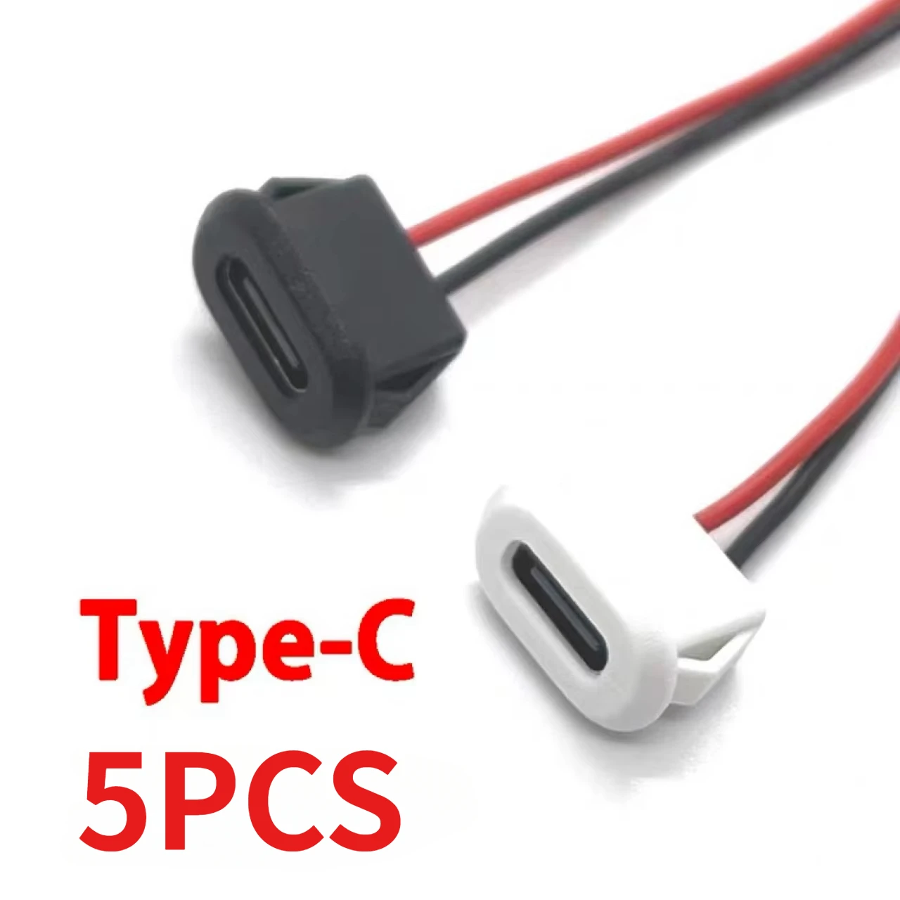 5PCS USB Type C Connector Jack Female Type-C With card buckle 3A High Current Fast Charging Jack Port USB-C Charger Plug Socket