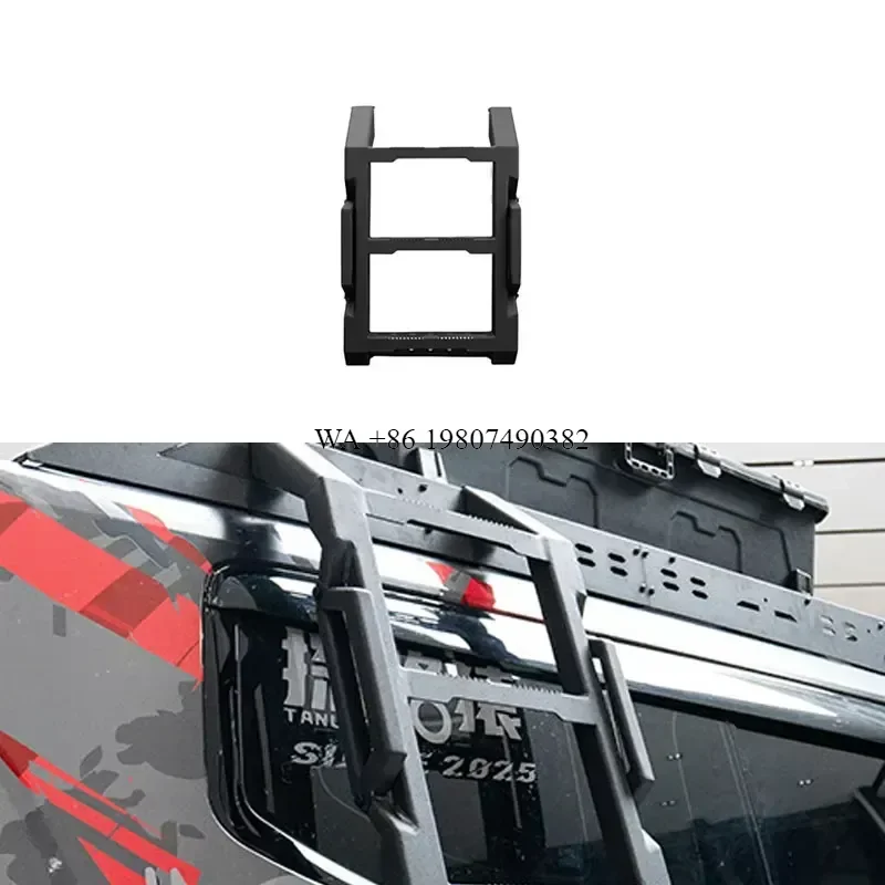 wmwmnu For Chery Jetour G700 Roof Luggage Rack Platform with Folding Ladder Backpack Side Tent