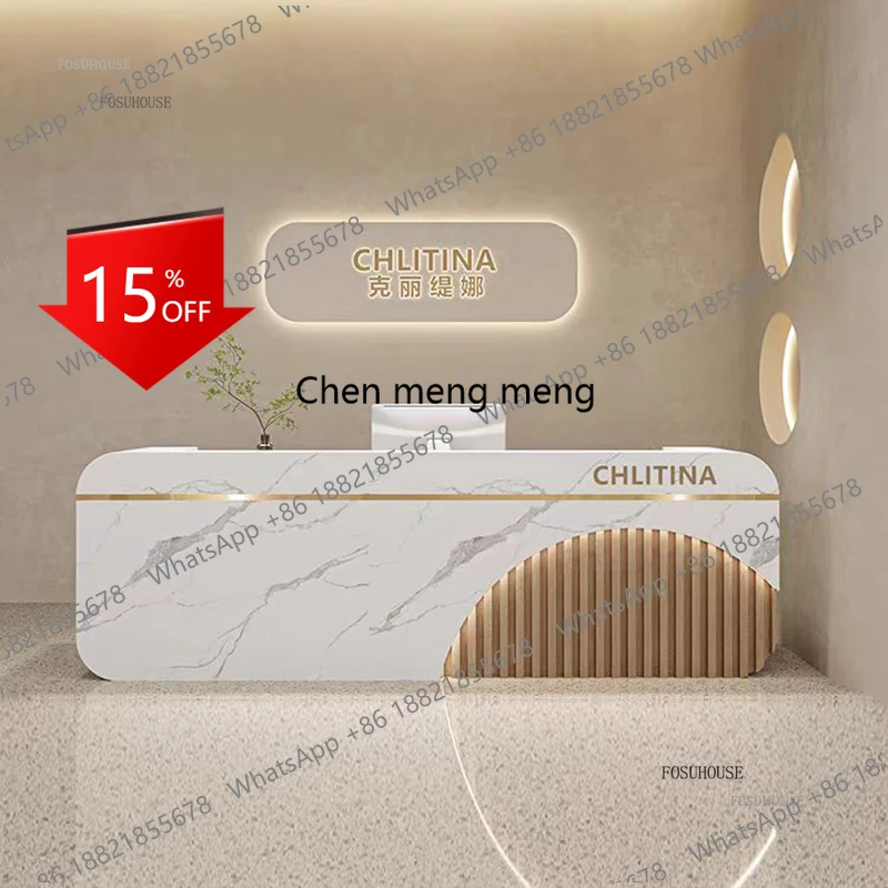 

zS173 Скандинавские простые стойки ресепшн для отелей, ресепшн-стойки для стойки регистрации, элитная офисная мебель, стойки для салонов красоты и магазинов