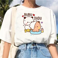 女性のためのbuとduduのアニメTシャツ,婦人服,y2k,2000s