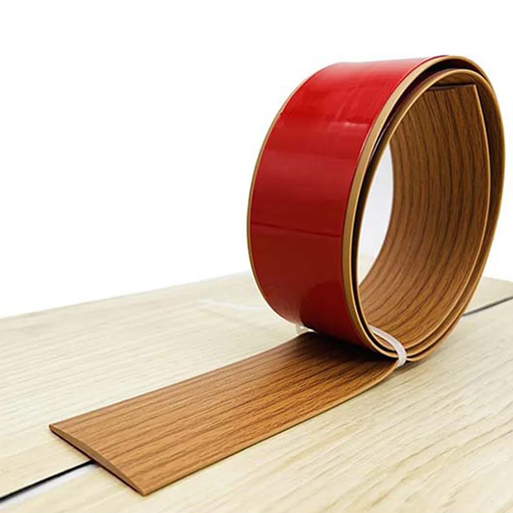 Anti-collision Flooring Threshold Carpet Mat Edging Laminate Floor Door PVC Flat Floor Threshold Seam Edge Trim 2 Meters