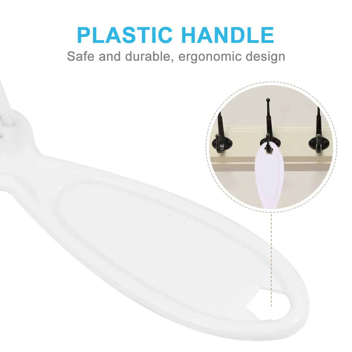 

6Pcs Nail Cleaning Brushes Plastic Portable Durable Nail Art Dust Brush Manicure Pedicure Cleaner Home Salon Set