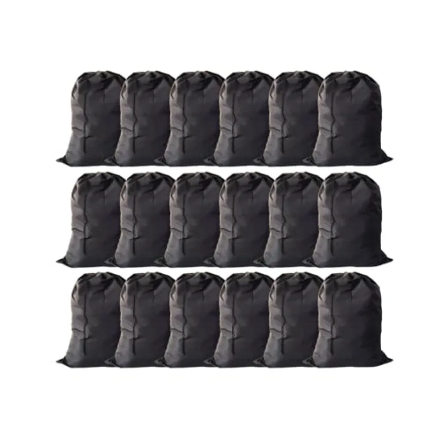 

Extra Large Laundry Bag 18 Pack, Travel Laundry Bags with Drawstring Closure, 30"x40", for college, dorm, apartment dwellers