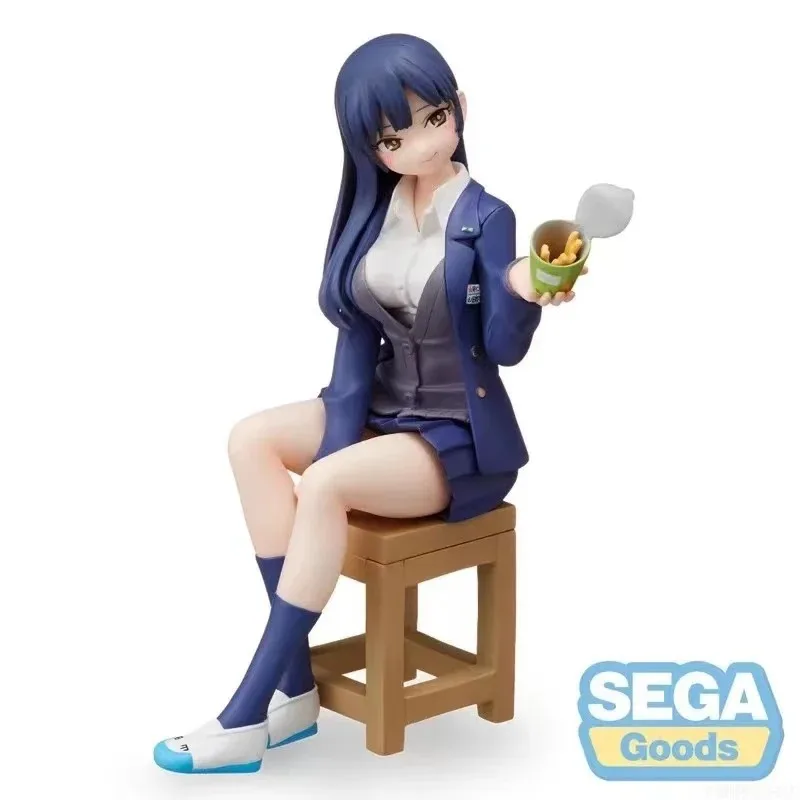 In Stock Original SEGA Luminasta PM Anna Yamada THE DANGERS IN MY HEART Sitting Stance Position Anime Figure PVC Action Figure