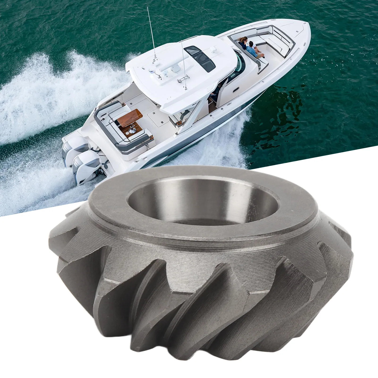 

13T Outboard Motor Pinion Gear 688‑45551‑00 Steel Alloy