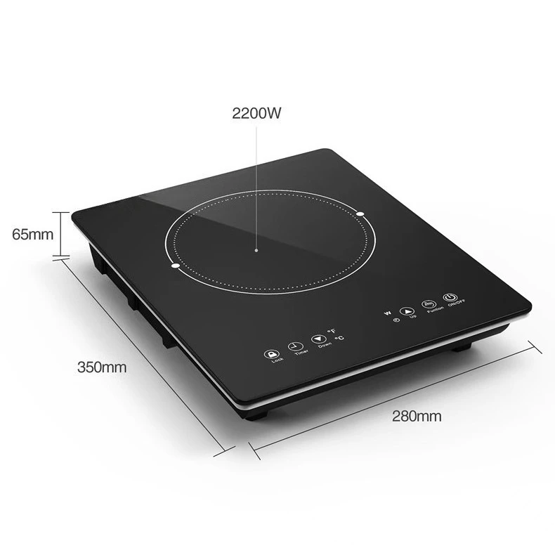 110V/220V touch induction cooker household multi-functional high-power hot pot, glass-ceramics