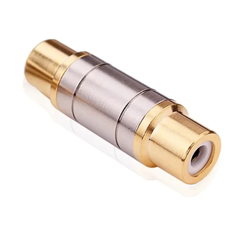 4/8/16PCS Gold Plated High Quality  Dual RCA Connectors RCA Female to Female Jack Socket Straight Adapter Speaker Cable Extender