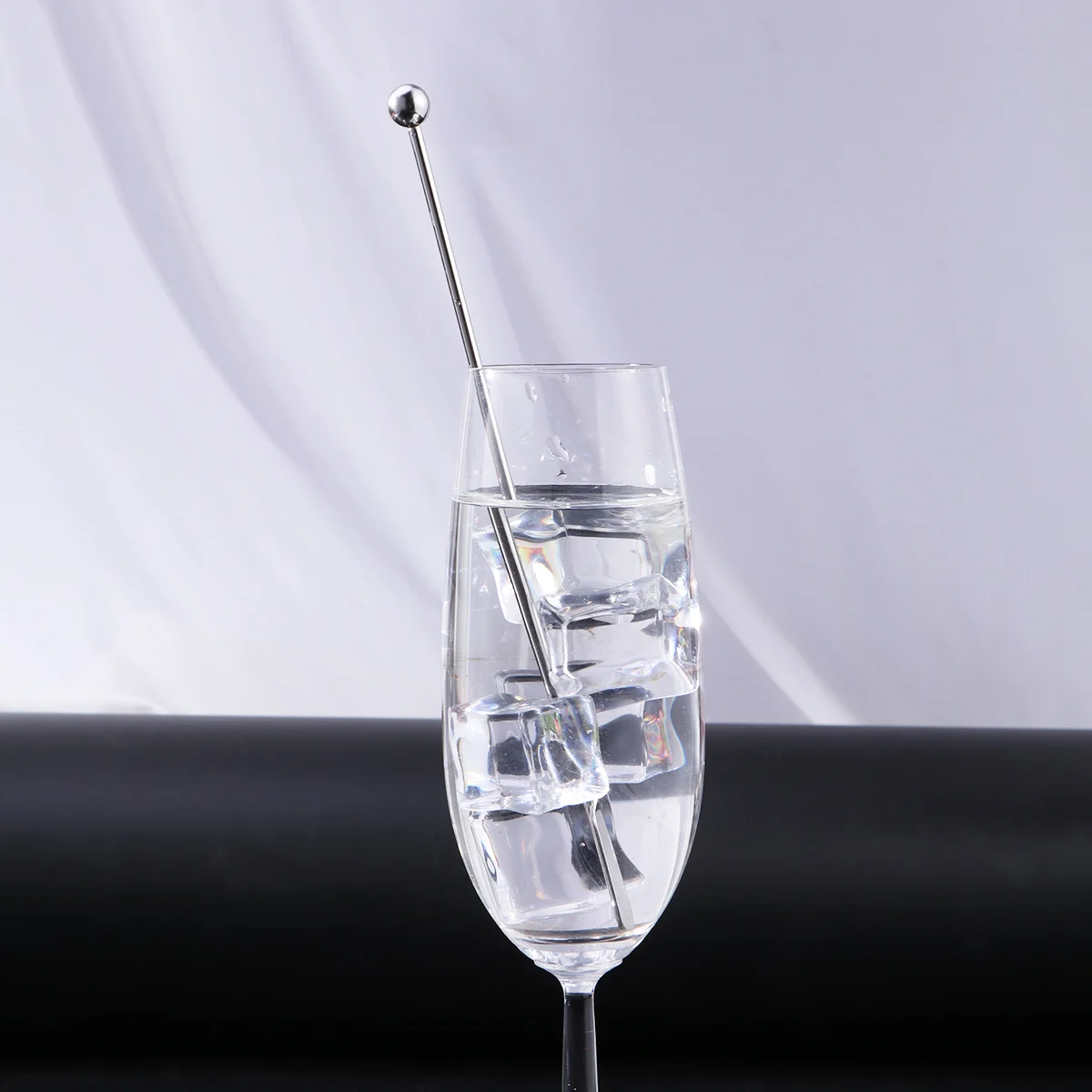 

5 Pcs Drink Decoration Swizzle Sticks Stir Drinks Coffee Stainless Steel Beverage Stirers