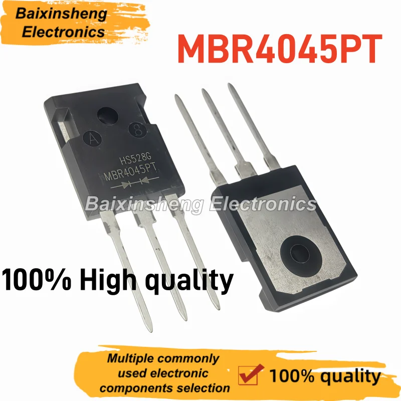 5/10PCS New MBR4045PT TO-247 Schottky Diode 45V 40A Dual Common Cathode Power Rectifier Electronic Components In Stock