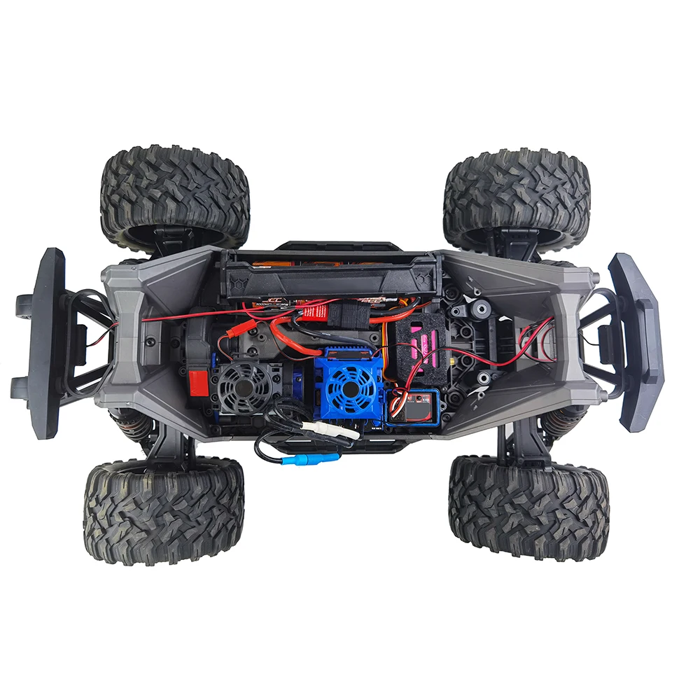 AXSPEED RC Car LED Lights Front and Rear Spotlight Lamp Bar for 1/10 RC Crawler MAXX WideMAXX Upgrade Parts