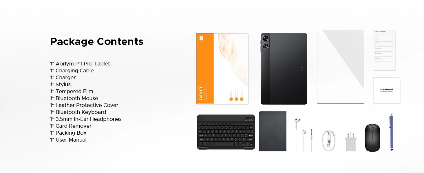 DOOGEE AORLYM P11 Pro Tablet 48GB+128GB Gemini AI 11" 2.4K Display 8800mAh Battery 13M+5MP UNISOC T7250 Widevine L1 Android 16 Smart Pad