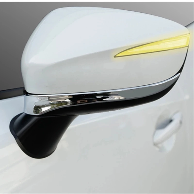 For Mazda CX3 CX-3 2016-2022 ABS Chrome Car Exterior Headlight Trim Front Rear Fog Light Cover Side Handle Center Grill  cover