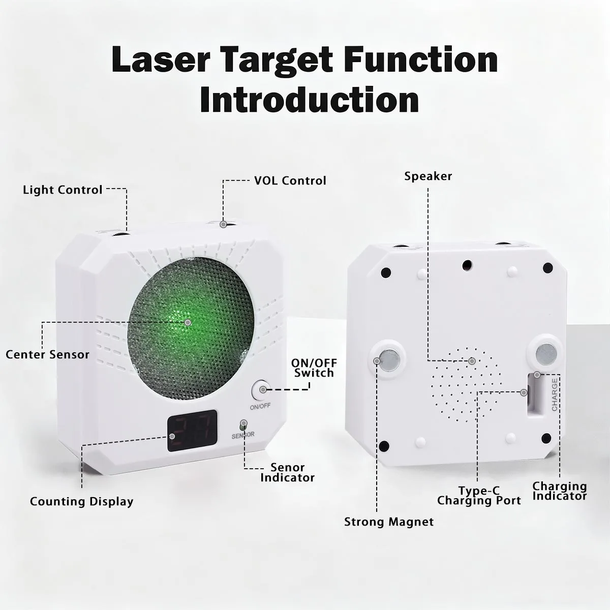 Entrenamiento láser tiro seco objetivo IR puntuación electrónica - imagen 2
