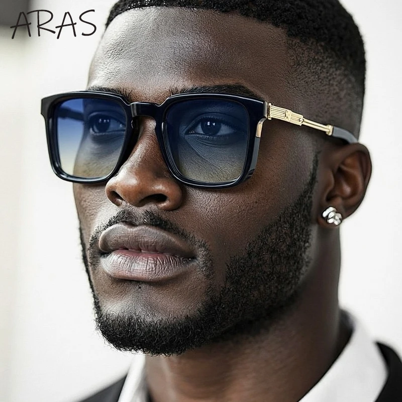 

Polarized Classic Square Sunglasses Men 2025 Luxury Brand Steampunk Driving Sun Glasses For Male Vintage Eyewear UV400 Shades