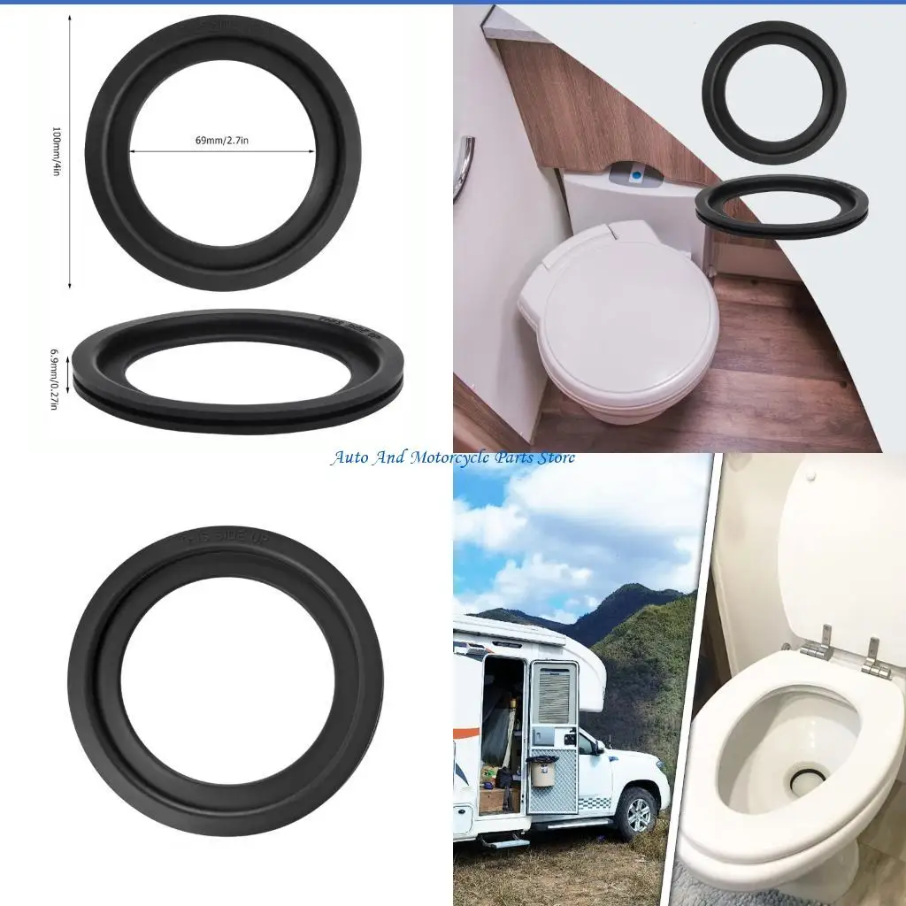 P9FD Upgrades Toilet Gasket Strong Silicone Easy Install Toilet Flange Seal Replacements 385311658 for 300 310 Series