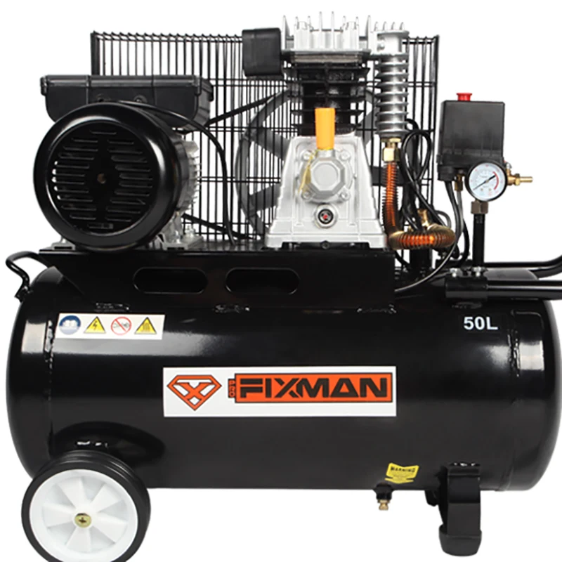 FIXMAN High Quality 50L Piston Air Compressor Belt-Driven Portable Air Compressor