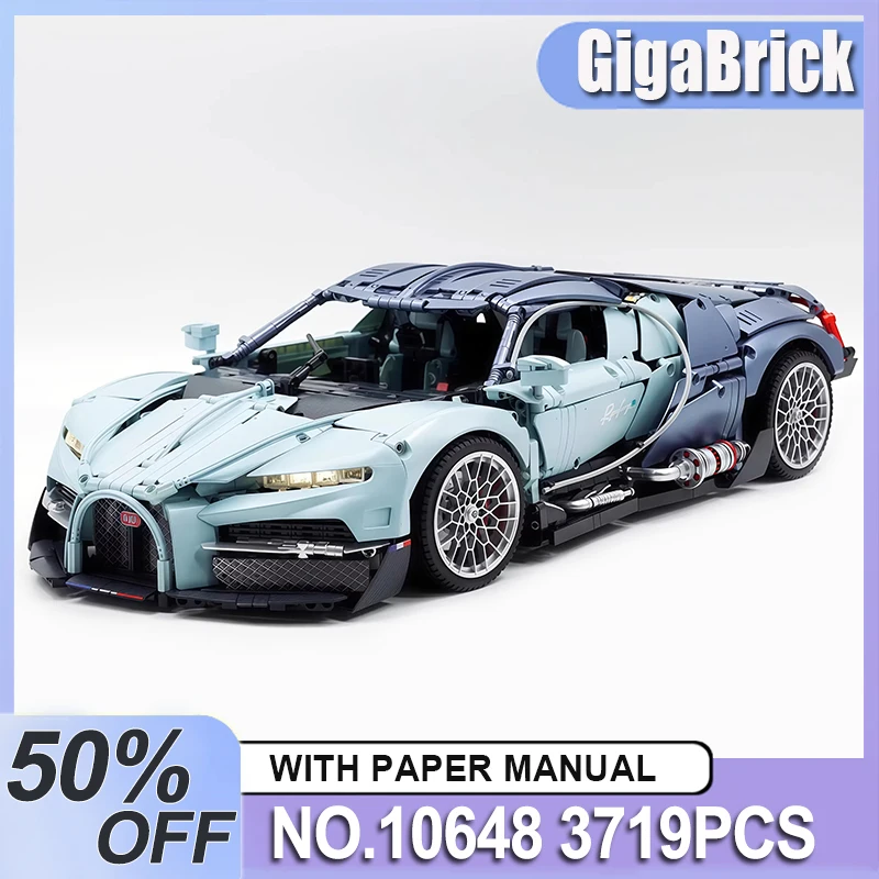 

GULY 10648 MOC Collectible Stanced Car Speed Racing Building Blocks Model Bricks Puzzle Assembly DIY Toys Christmas Gifts Kids