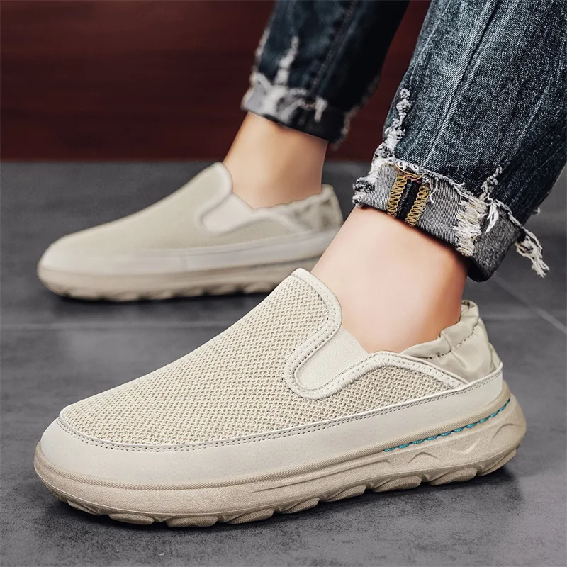 CYYTL Mens Shoes Summer Breathable Sneakers Casual Outdoor Hiking Platform Sports Designer Luxury Fashion Slip On Loafers Tennis