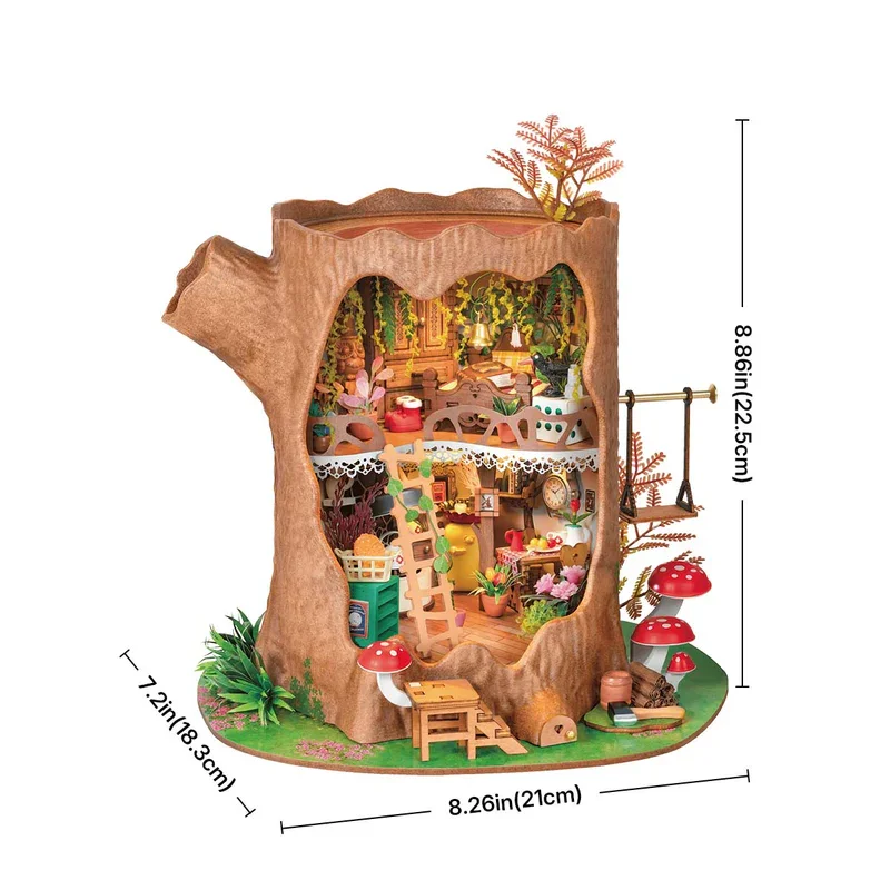 Rolife Fairytale Tree House DIY Miniature Kit 6