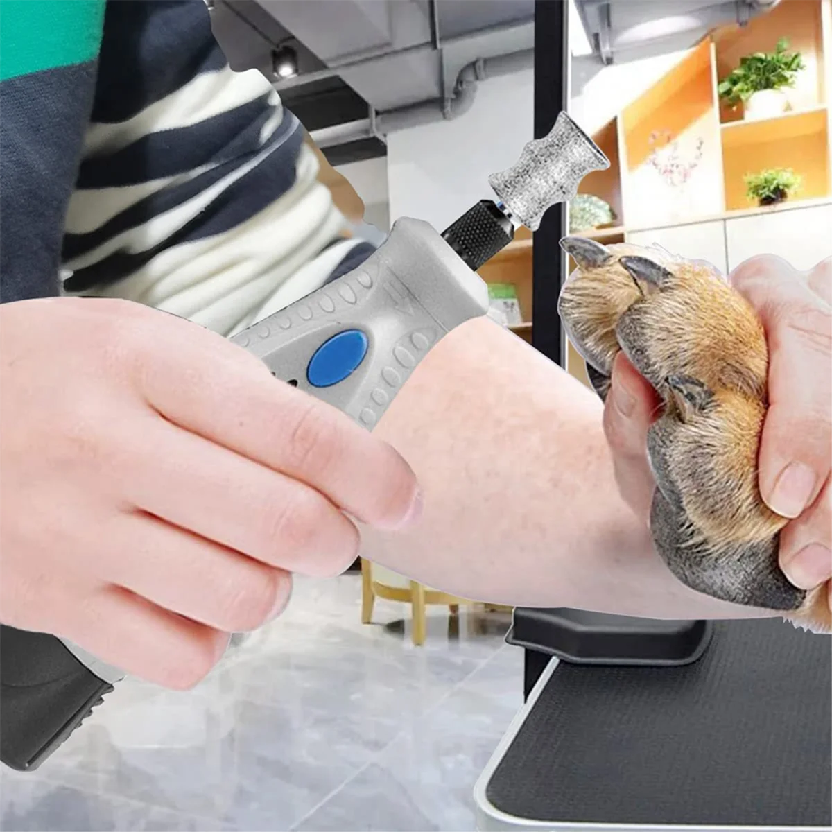 Насадки для шлифовки ногтей для собак Dremel, вращающиеся насадки для шлифовки ногтей для больших, средних и маленьких собак, кошек, обрезка ногтей, 2 шт. GSY