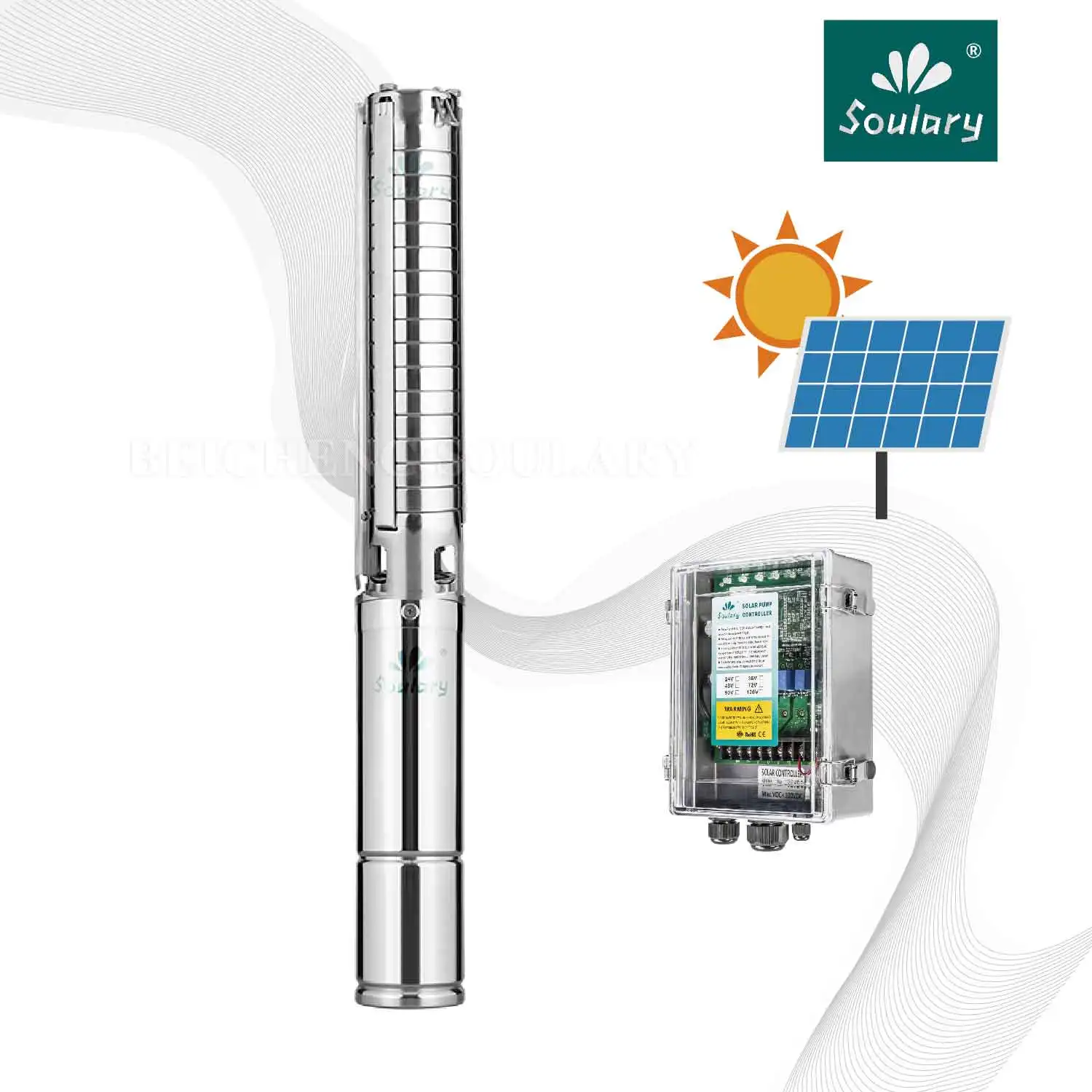 

( Free Shipping) 4" BLDC Submersible Solar Water Pump Price ( Model : 4SPSC6.5/158-D110/1500 )