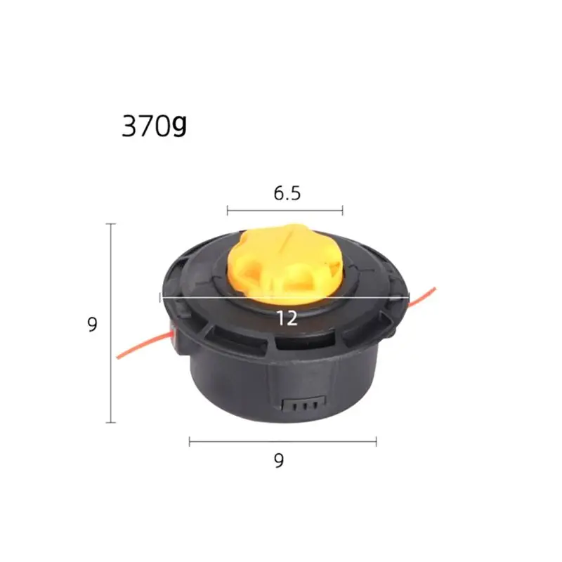 ABJY 120X90mm النايلون عثرة تغذية خط العشب الانتهازي ستريمر رئيس حديقة ل جزازة العشب حديقة قطع المناطق من العشب الصلب #5