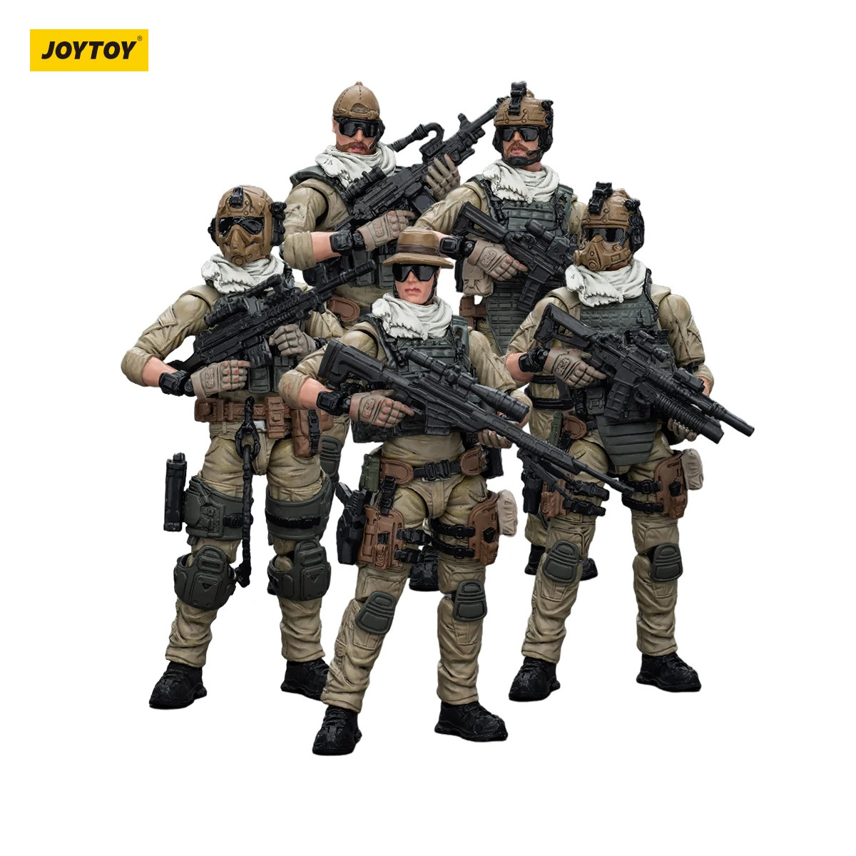 

[IN STOCK] JOYTOY Hardcore Coldplay 1/18 Action Figure U.S.Army Delta Assault Squad 5PCS Anime Military Model