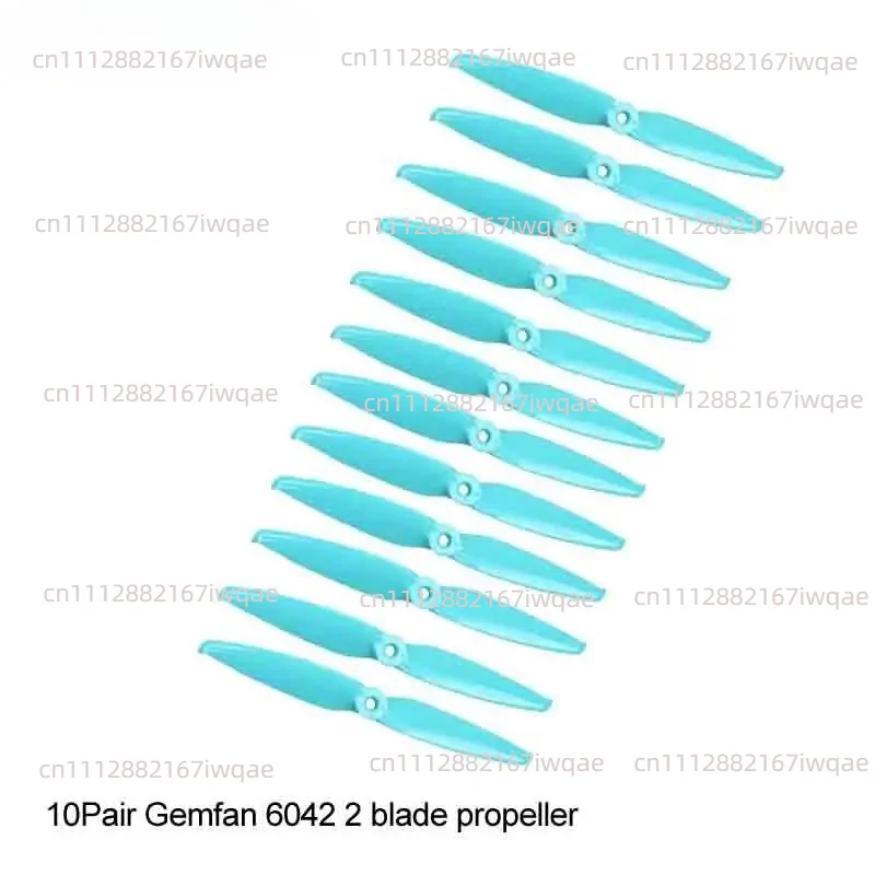 10 Pair Gemfan Flash 6042 6 Inch 2 Blade Propeller for 24xx Brushless Motor  FPV Racing Quadcopter Frame Kit
