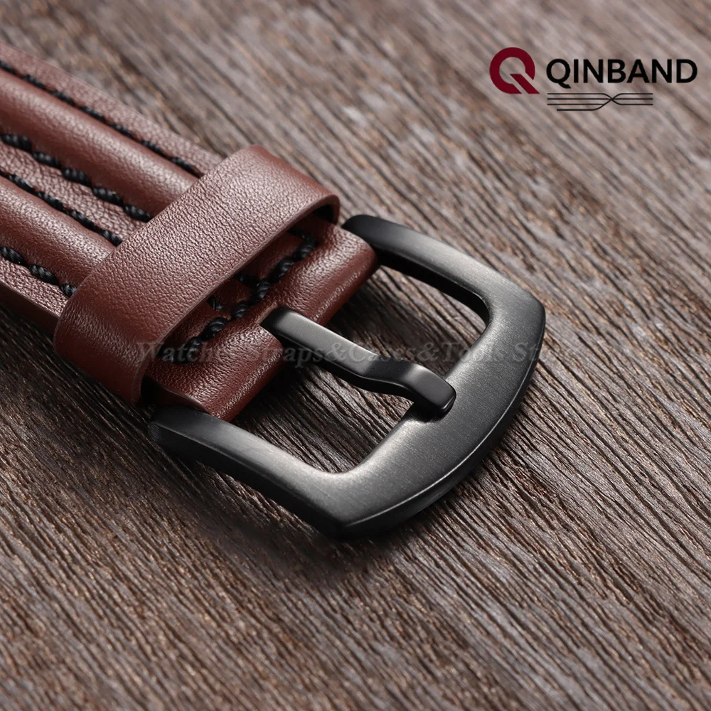 Vintage-Armband aus echtem Rindsleder für Seiko-Uhrenarmband, 20 mm, 22 mm, 24 mm, für Omega, Schnellverschluss, universelle Armbänder für Herren und Damen – Detail 5