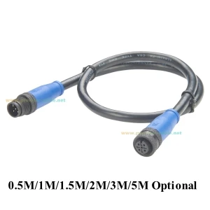 NMEA 2000 Backbone-Drop-Kabel, Marinequalität, IP67, M12, 5-poliges Gewinde, Stecker auf Buchse, Verlängerungskabel für Garmin Lowrance Simrad B&G – Detail 2