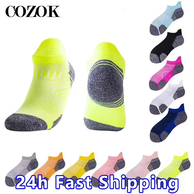 3 Pairs Outdoor Basketball Ankle Socks Mens Women Bright Colors Quick-Drying Breathable No Show Bike Running Sports Travel Socks