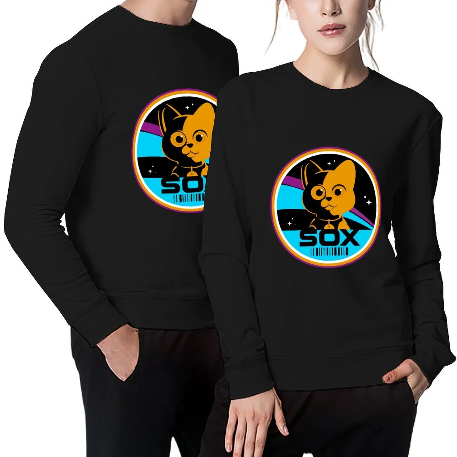 

The Space RoboCat Pullover tracksuit men's sweat-shirt tracksuits mens clothing men's sweatshirts
