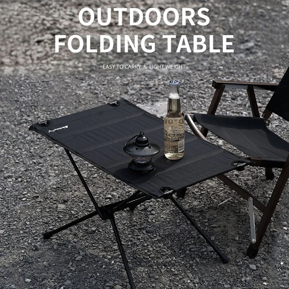 Shinetrip Lightweight Outdoor Barbecue Picnic Hiking Table Aluminum Alloy Portable Foldable Dinner Desk Camping Furniture