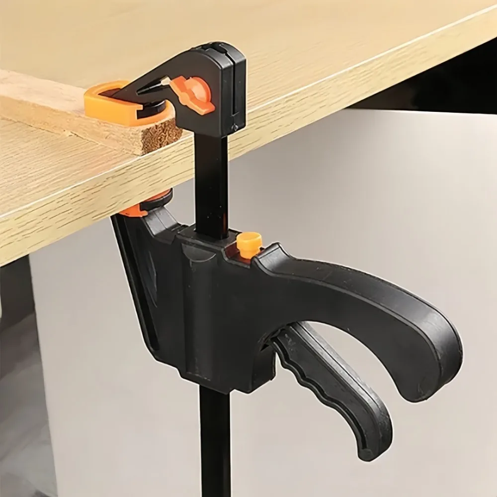 4-inch Woodworking Fixture F Hard Quick Release Ratchet Speed Compression Clip Kit DIY Wooden Board Fixing Clip Woodworking Tool