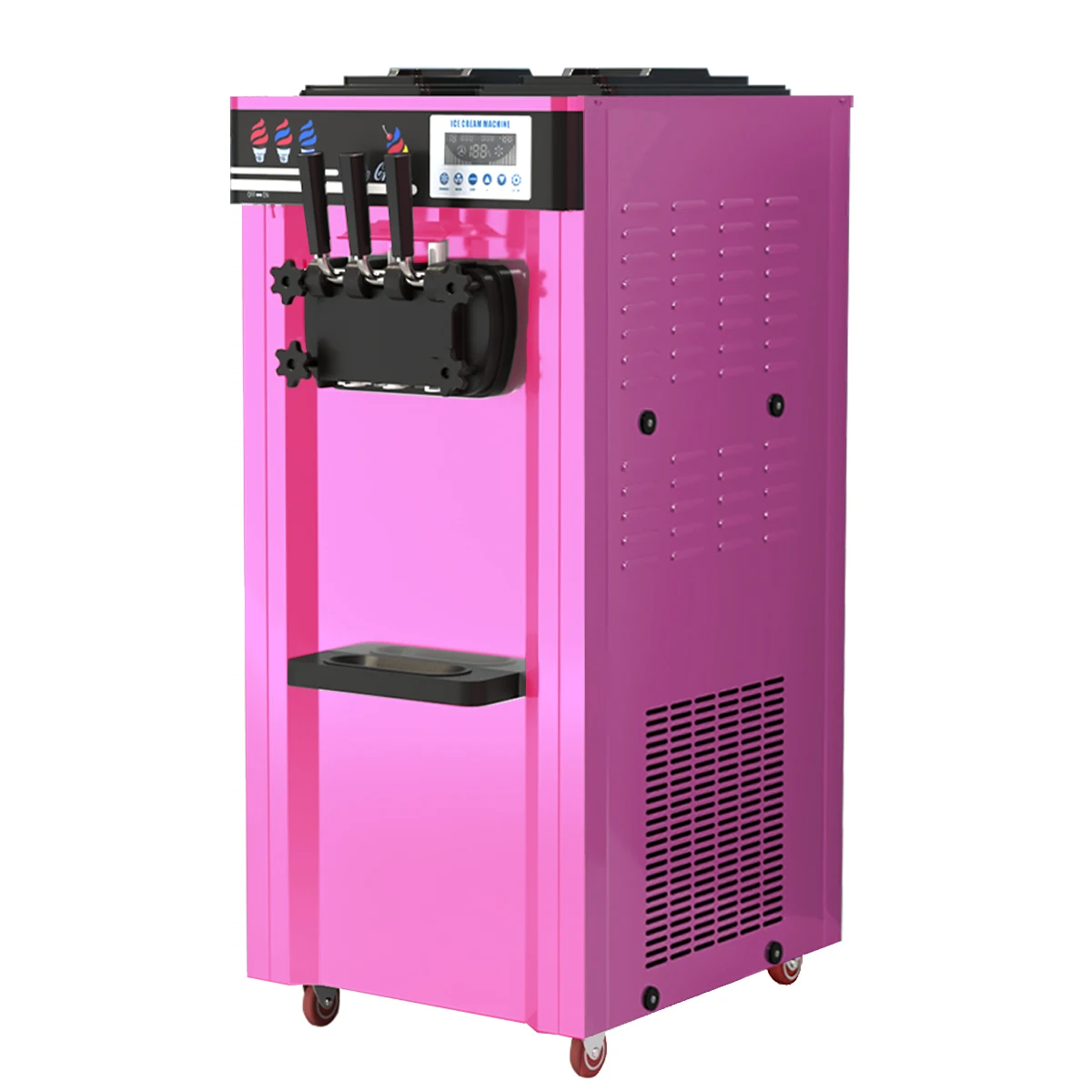 China factory direct sales automatic ice cream machine soft service ice cream machine 3 flavor ice cream machine