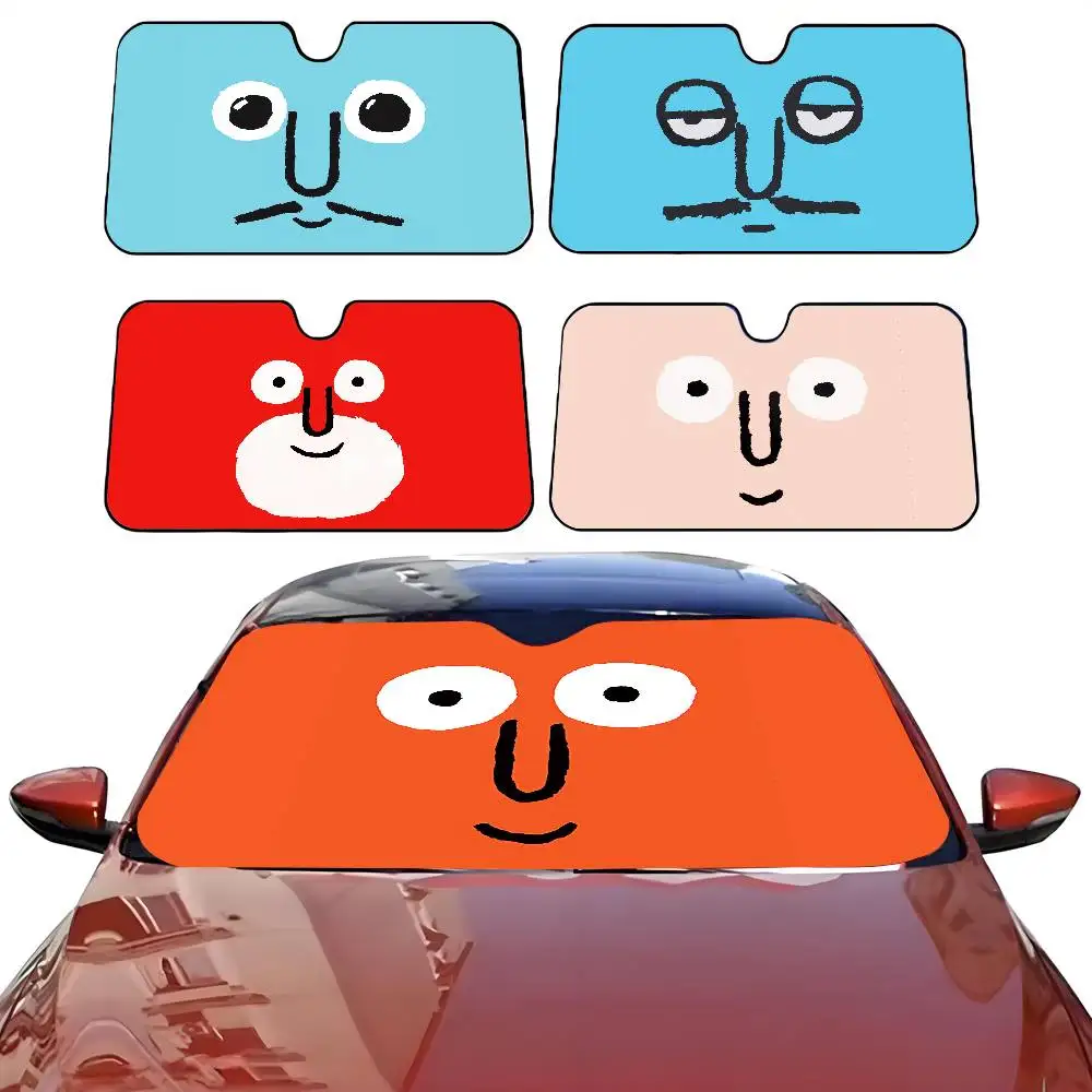 

Funny Art J-Jean Cool J-Jullien Car SunShade Windshield Anti-UV Protection Front Sun Shade Protector for Vehicle Interior