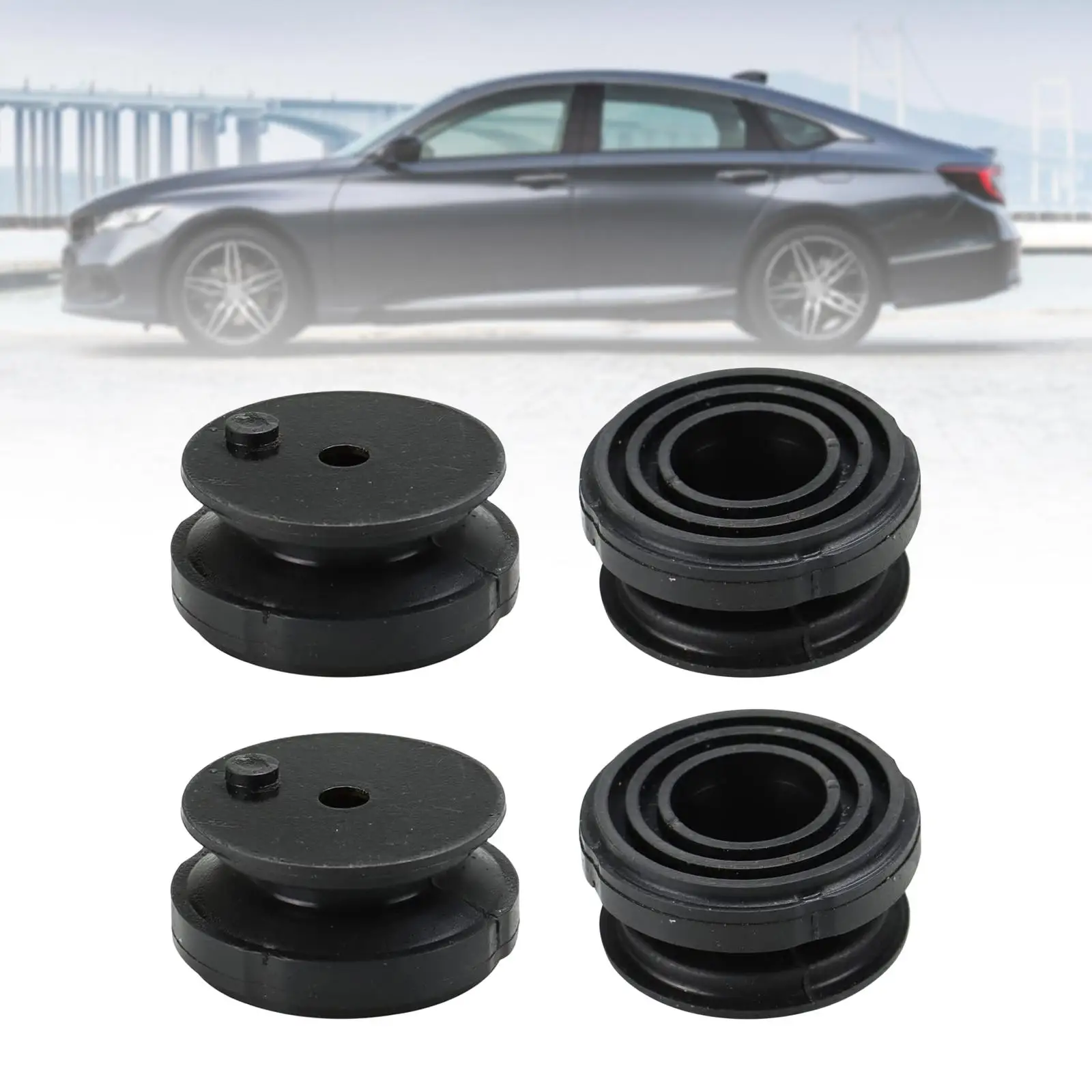 4 Pieces Foot Pad for Generators Lower Rubber Support Pad Replacement Accessory Rubber Installation Compatible Suitable for