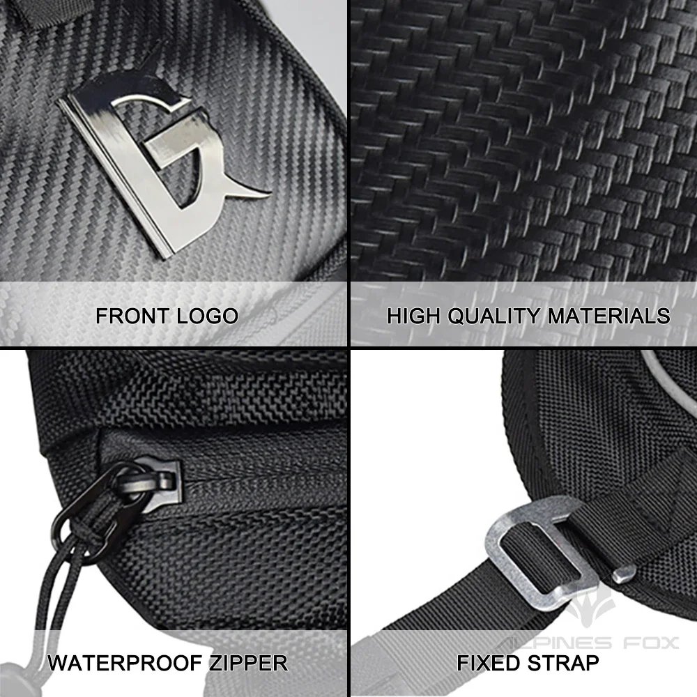 Magnetic Motorcycle Fuel Tank Bag Waterproof Touch Screen Navigation Bag Universal Motorbike Tool Pack Portable Large Capacity